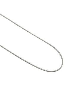 Corrente Rabo de Rato em Prata 40cm