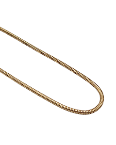 Corrente Rabo de Rato em Prata com Banho de Ouro Amarelo 40cm