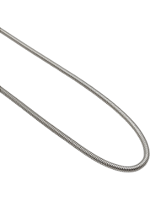 Corrente Rabo de Rato em Prata 45 cm - 3 mm