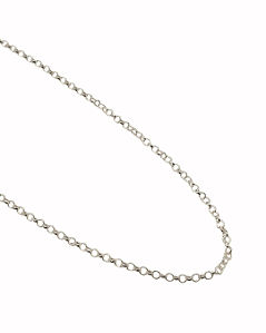 Corrente Portuguesa em Prata 45 cm - 1,5 mm
