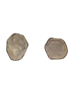 Brinco de Prata com Cristal Bruto