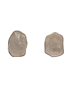 Brinco de Prata com Cristal Bruto