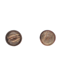 Brinco de Prata com Cristal Rutilado