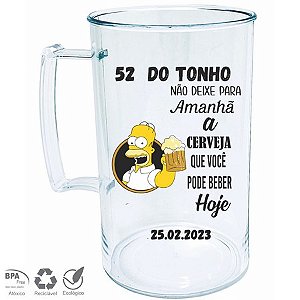 90 Canecas de chopp Acrílicas 300 ml