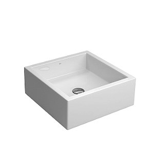 Cuba Apoio Quadrada 410mm Branco Gelo L70-17 DECA
