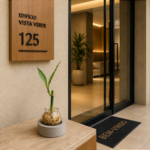 Vaso de cimento Bambu da Sorte - Milano