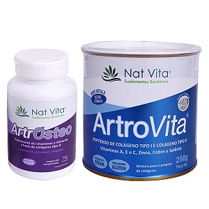 Kit Artrovita 300g MAIS Artrosteo 60 Cpr.