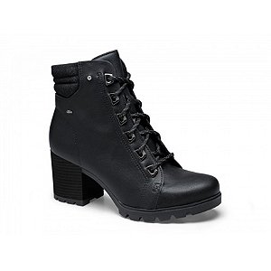 Bota Dakota Cano Curto Salto Bloco Feminino Cor Preto