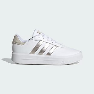 Tênis Adidas Bravada 2.0 Plataform Feminino Branco / Rosa