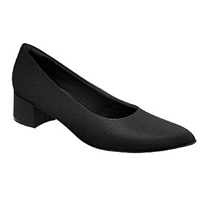 Sapato Picaddilly Salto Médio Feminino Cor Preto