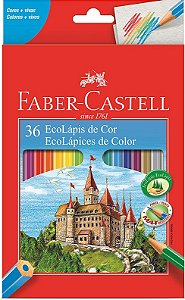 Lápis de Cor Faber Castell EcoLápis 36 cores 