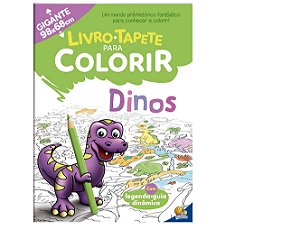 Livro-Tapete para Colorir: Dinos Todolivro