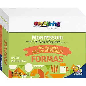 Escolinha Montessori Meu Primeiro Box de Atividades... Formas