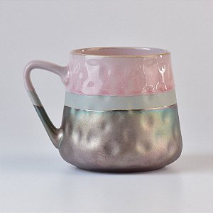 Caneca Textura Rosa