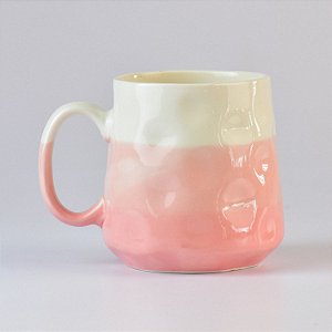 Caneca Textura Degradê Rosa 450ml