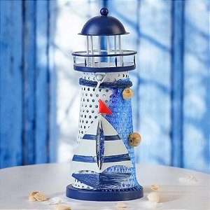 Mini Farol Barquinho Vermelho