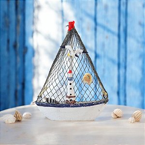 Barquinho 14 cm Farol