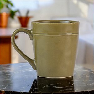 Caneca Rustic Verde Oliva 450ml