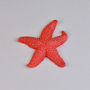 Enfeite Estrela do Mar Vermelha 11cm