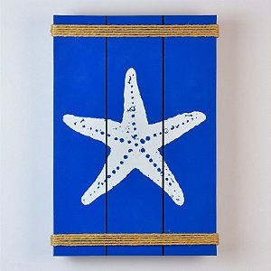 Quadro Estrela Azul 35 cm