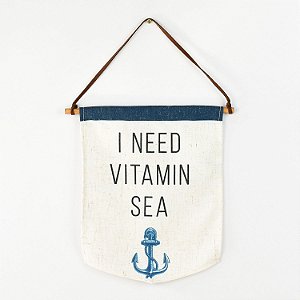 Flâmula Náutica 30cm I Need Vitamin Sea