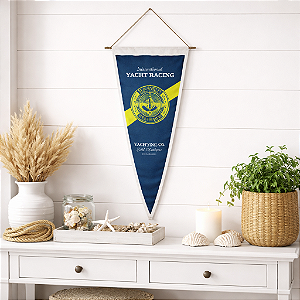 Flâmula Náutica Azul Yatch Racing