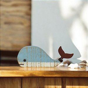 Enfeite Baleia de Mesa 21 cm