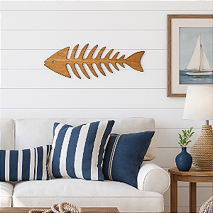 Quadro Decorativo Espinha de Peixe M