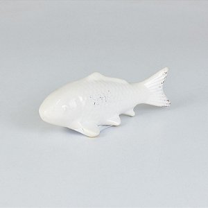 Peixe Ceramica Branco