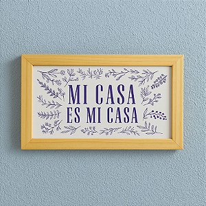 Quadro Cerâmica Mi Casa