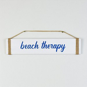 Placa Beach Therapy Branca