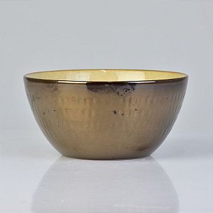 Bowl Marrom e Bege em Cerâmica
