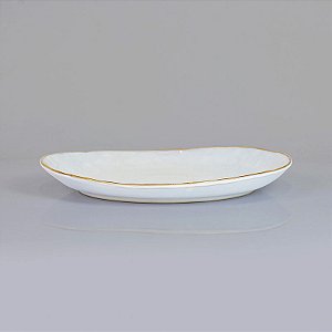 Prato Branco Rústico 28 cm