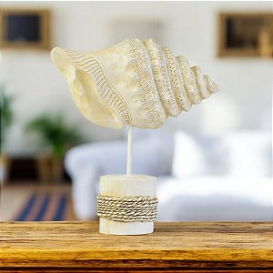 Pedestal Concha Bege
