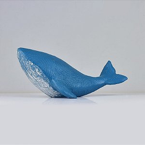Enfeite Baleia Azul Lisa