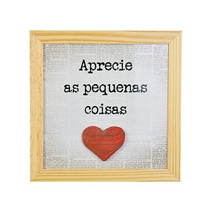 Quadro Azulejo 20x20 Aprecie em Cerâmica