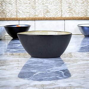 Bowl Drops Branco em Cerâmica