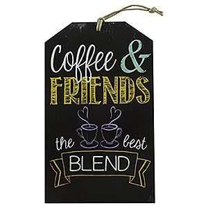 Decorativo Tag Parede Coffee Friends