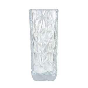 Vaso Diamond Transparente em Vidro