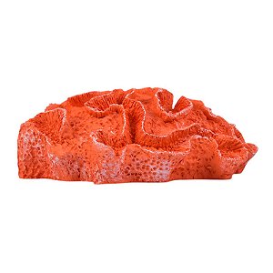 Enfeite de Mesa Coral Laranja em Resina