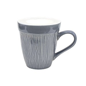 Caneca Vintage Cinza 10Cm