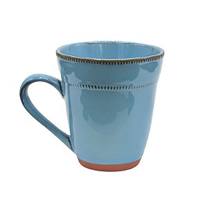 Caneca Vintage Azul 10Cm
