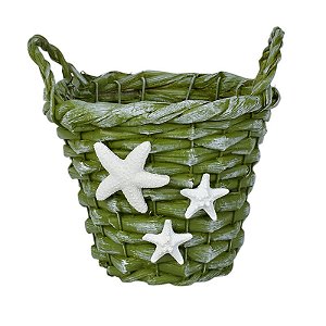Cesto De Fibra Verde P