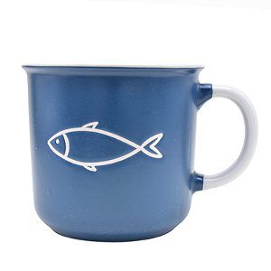 Caneca Azul Peixe