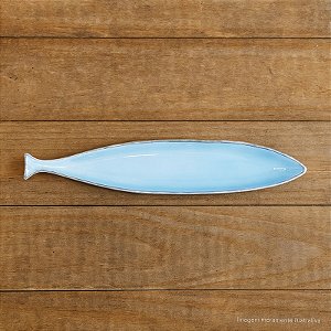 Prato Peixes Finos Sortidos Azul Claro