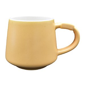 Xicara De Ceramica Amarela