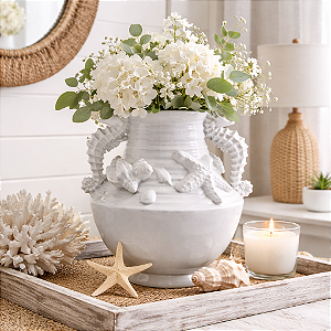 Vaso Conchas Branco