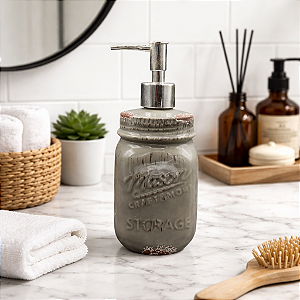 Saboneteira Cerâmica Verde