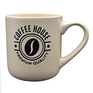 Xícara Coffe House Bege