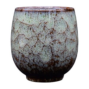 Copo Em Ceramica Efeito Pedra Verde